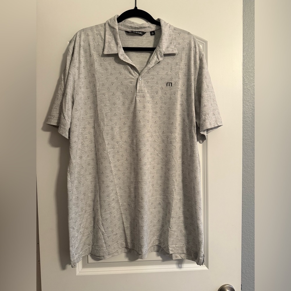 Travis Mathew Gray Polo Shirt